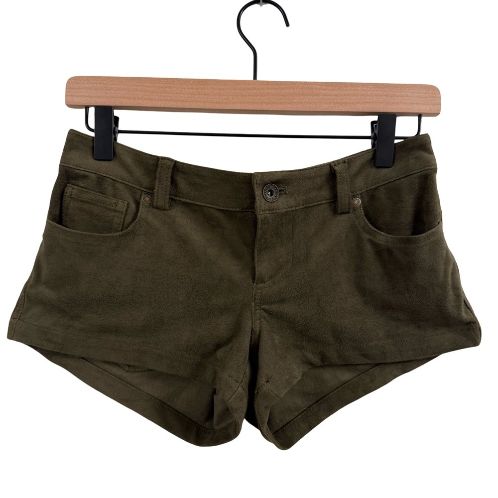 Guess Vintage High-Waist Olive Shorts